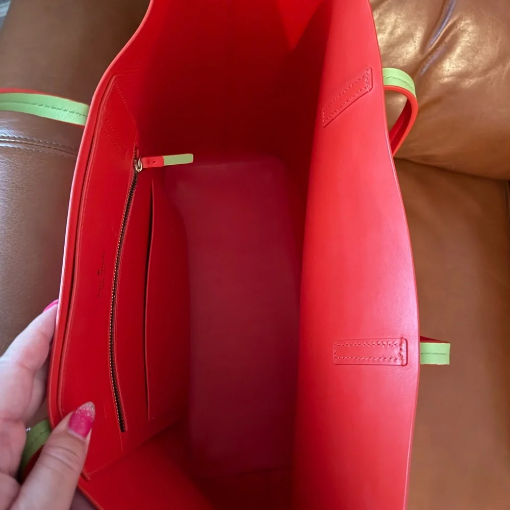Kate Spade Red and Green Watermelon Tote - Picture 3 of 5